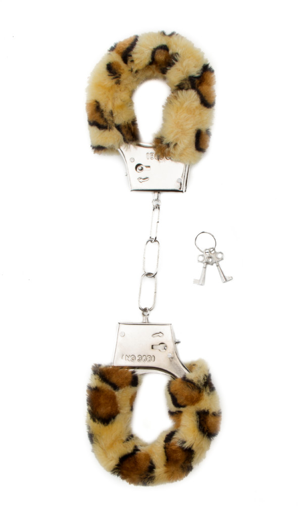 Shots Toys Furry Handcuffs Cheetah