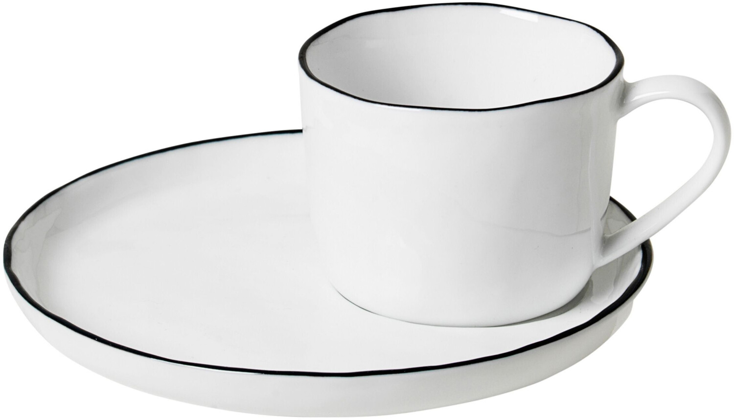 Broste Copenhagen Salt cup and saucer small