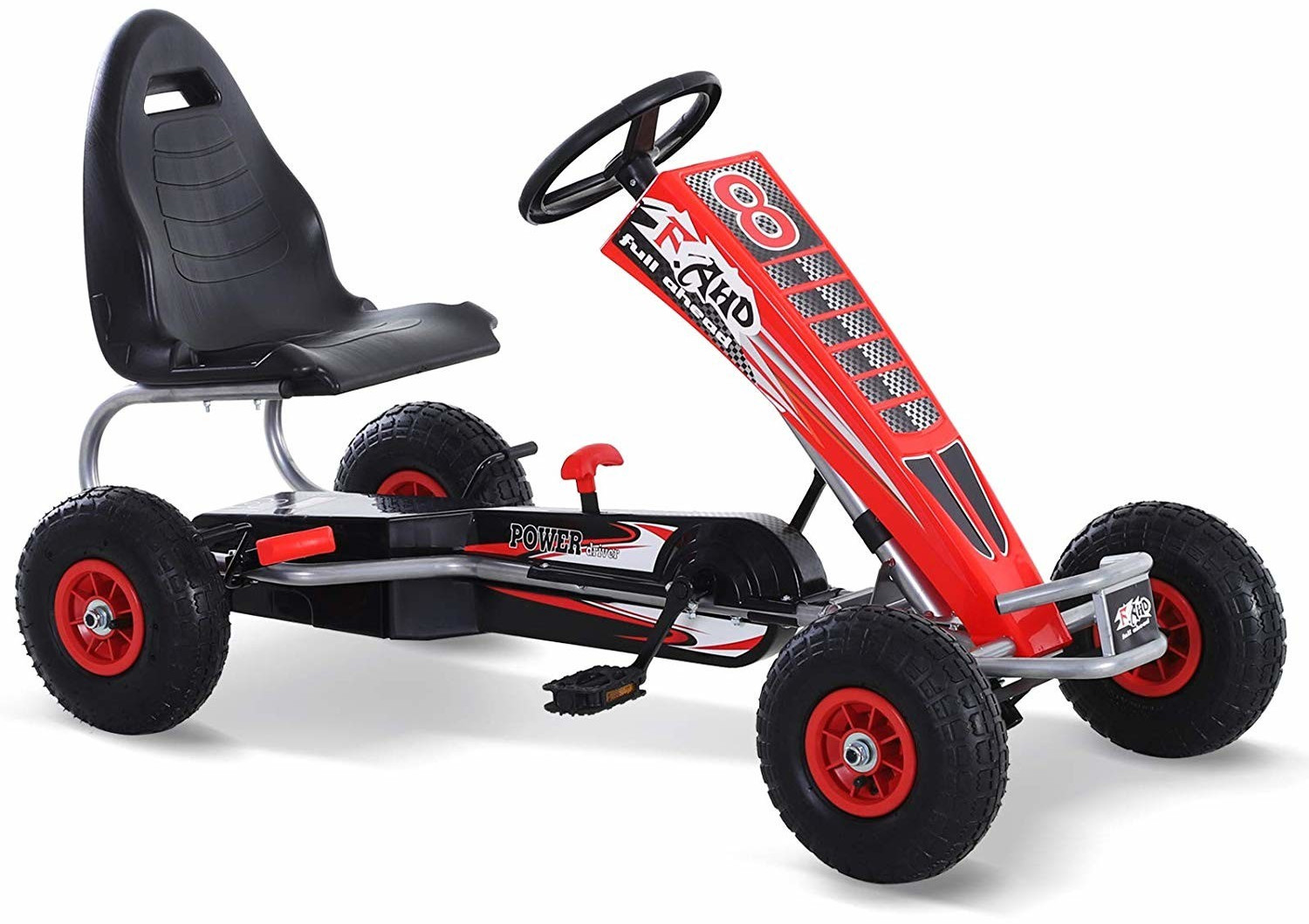 HomCom Go kart rouge (341-032)