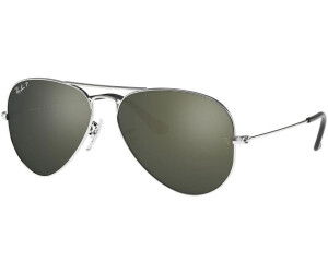 Original Ray-Ban RB3025 L0205 AVIATOR CLASSIC Unisex Sunglasses Golden ||  Green | Other Products \\ Okulary Ray-Ban on sale