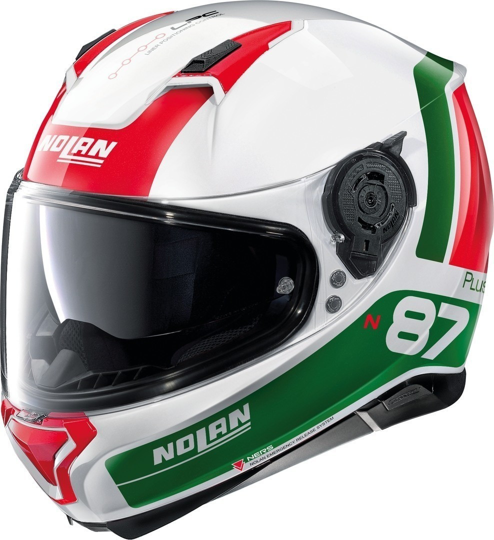 Nolan N87 Plus Distinctive 29 Metal White