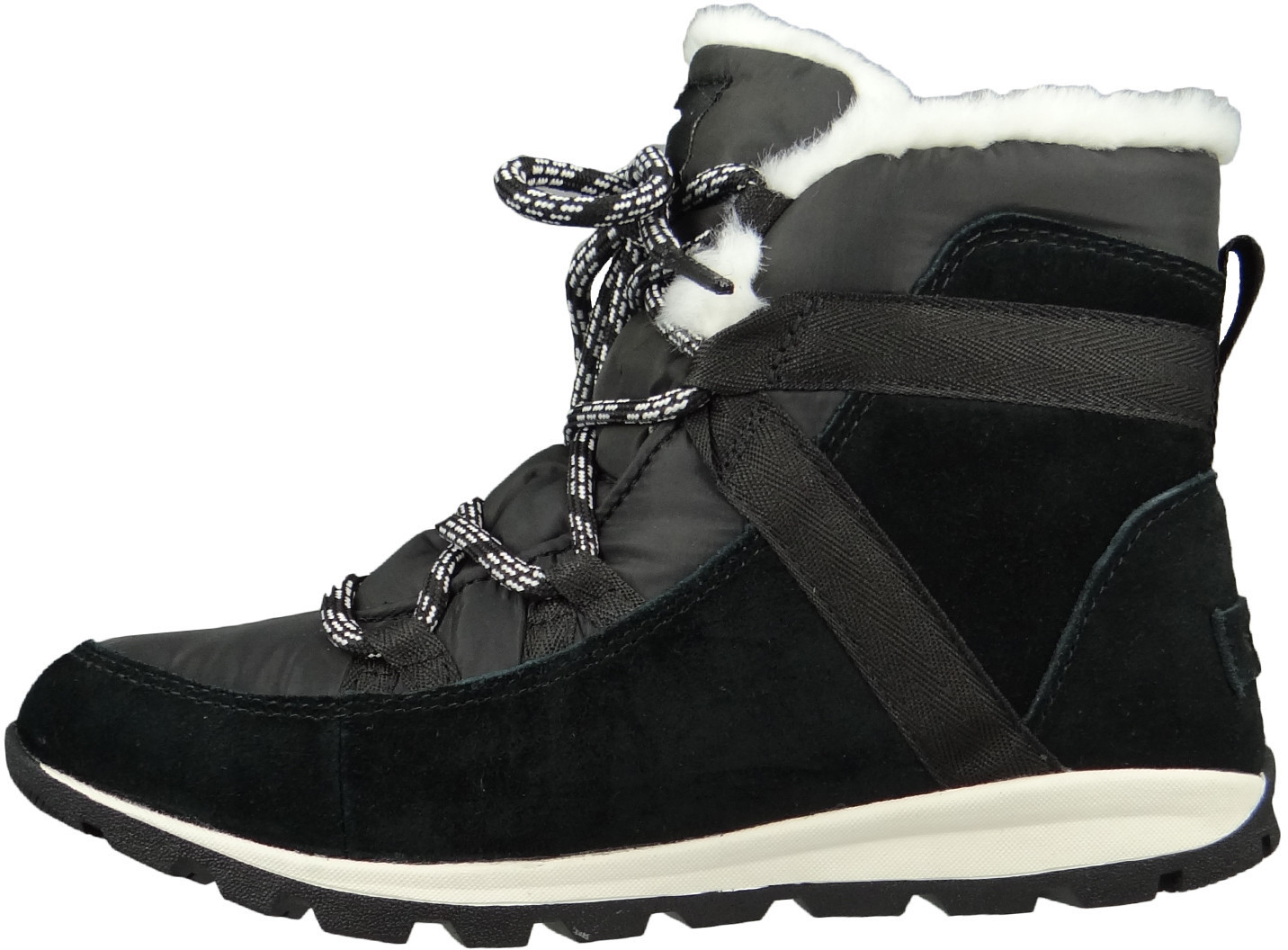 sorel whitney flurry boots black