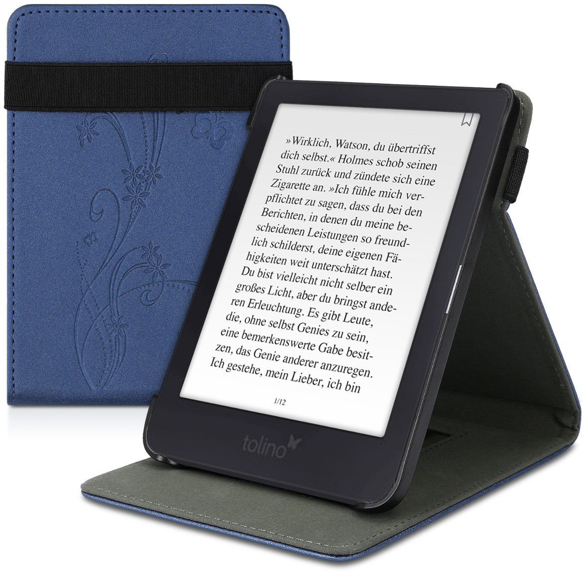 kwmobile Case Tolino Shine 3 blue (47831.03)