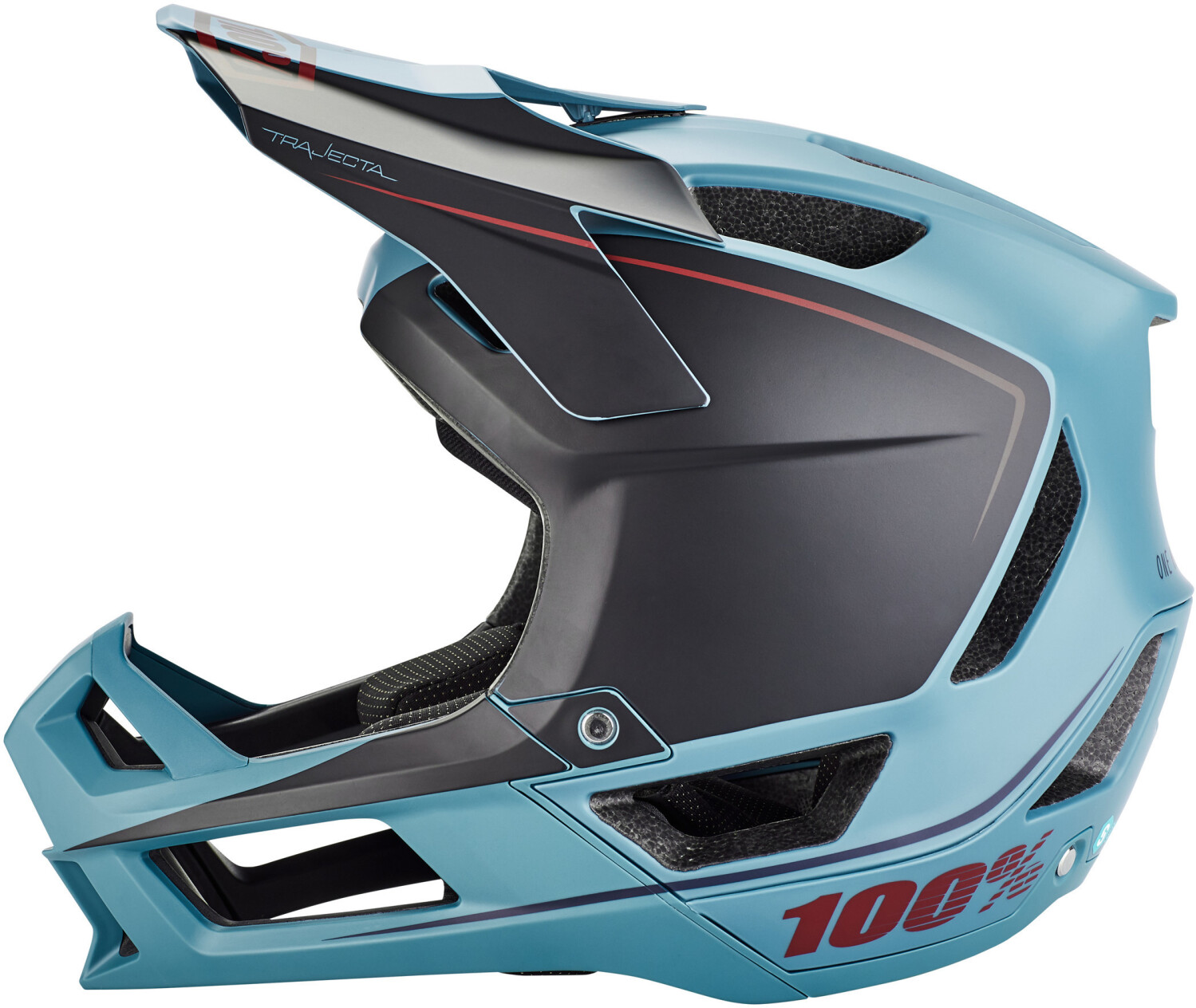 100% Trajecta Helmet slate blue
