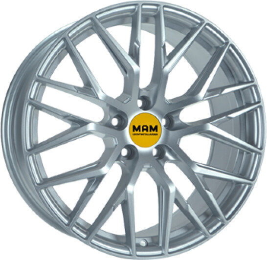 MAM RS4 (8.5x19) matt silver painted