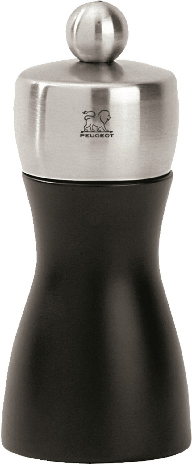 Peugeot Moulin à sel Fidji 12 cm noir mat