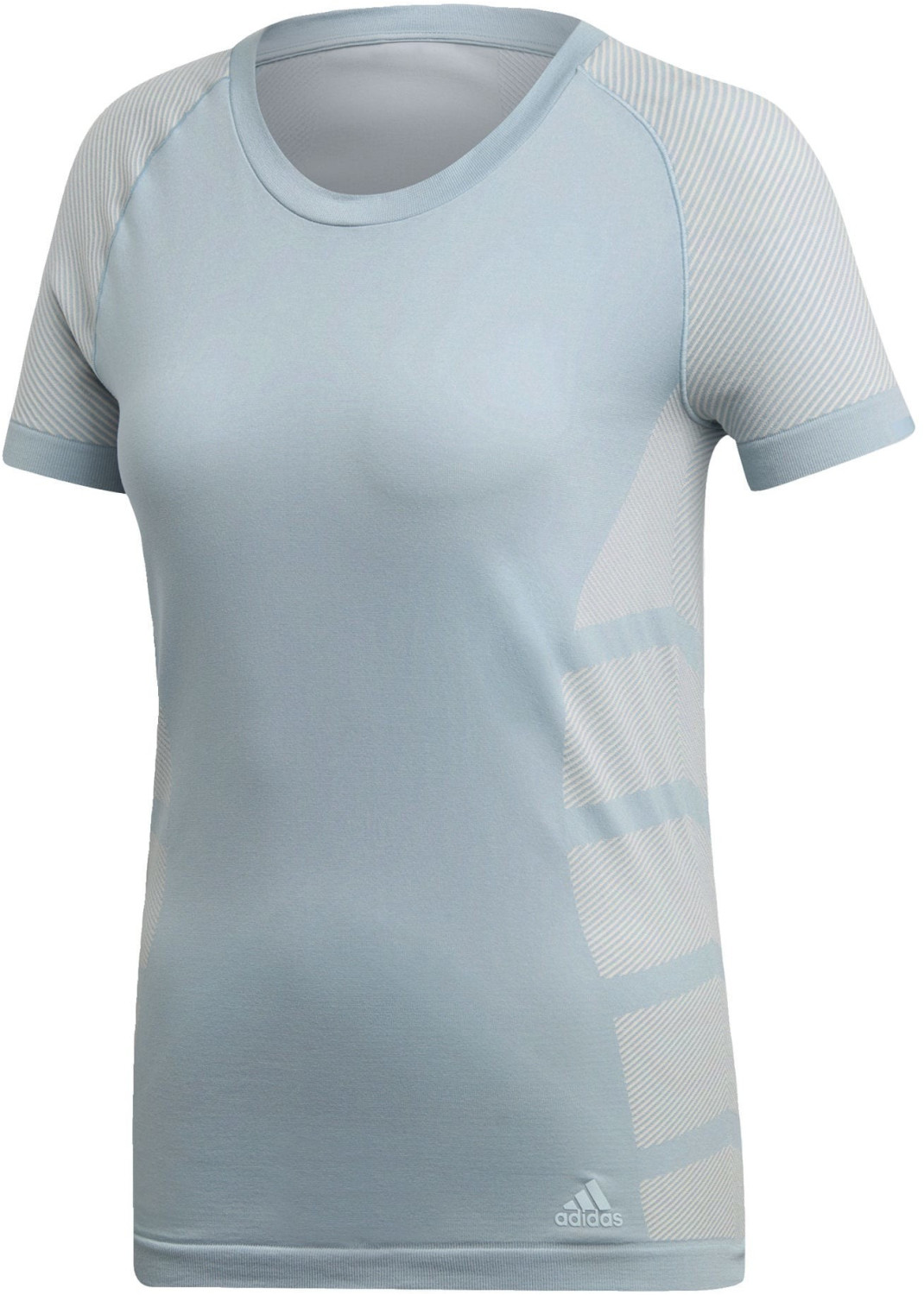 Adidas Women Running Primeknit Cru T-Shirt (DS8836) ash grey