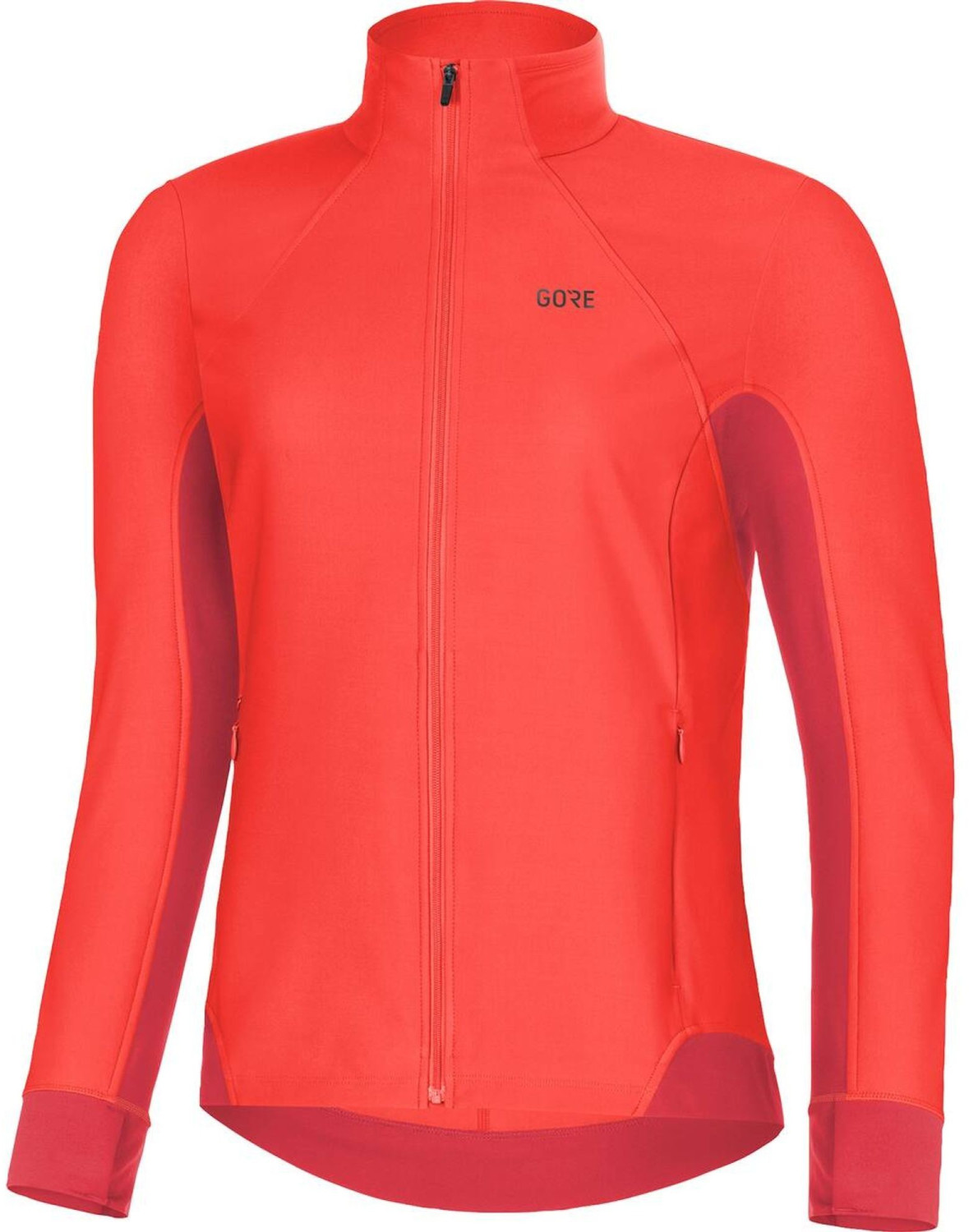 Gore R3 Wmn Partial GWS Shirt lumi orange/hibiscus pink