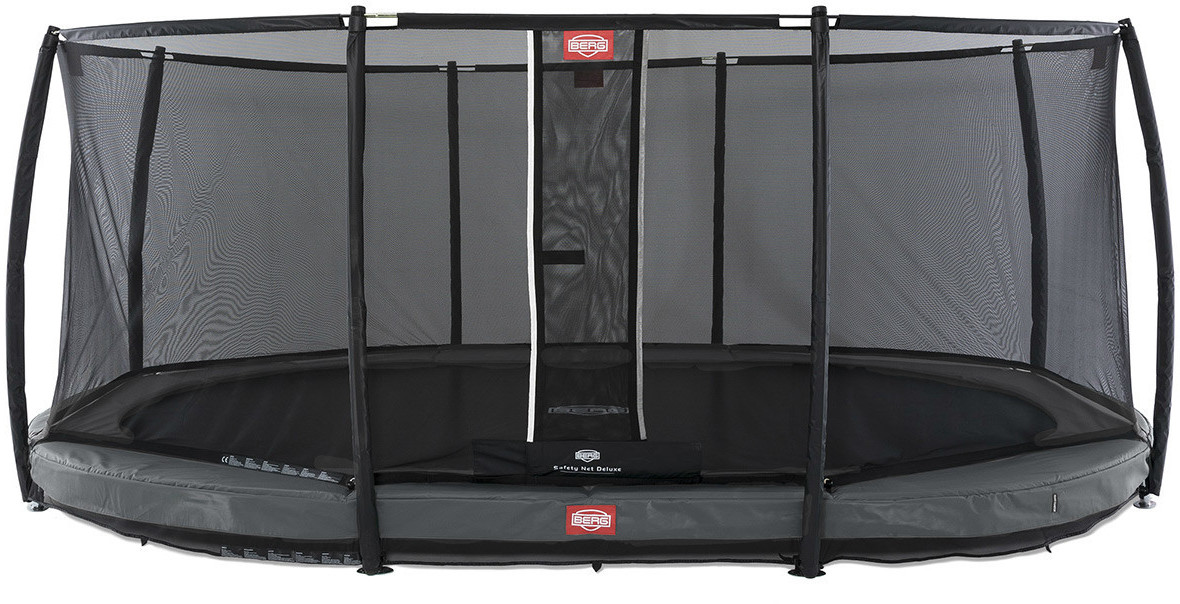 Berg Grand Champion InGround 520 grey + Safety Net Deluxe