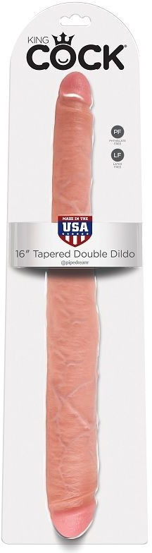 Pipedream King Cock 16 Double Dildo Natural