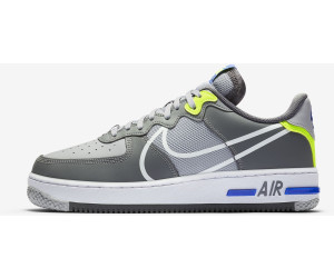 Nike Air Force 1 React Wolf Grey Smoke Grey Dark Grey White Ab 86