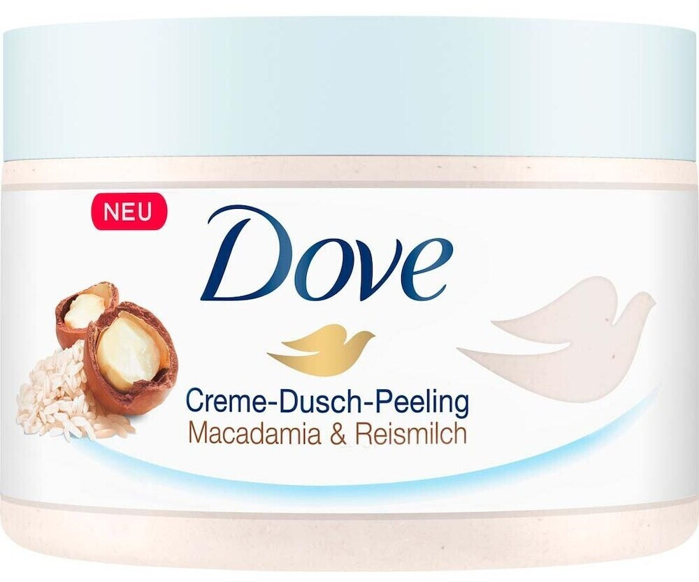 Photos - Shower Gel Dove Cream shower scrub macadamia & rice milk  (225ml)