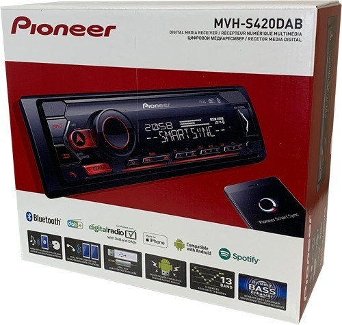 Pioneer MVH-130DAB - MP3-Autoradio mit DAB / USB / AUX-IN - inkl.  DAB-Antenne