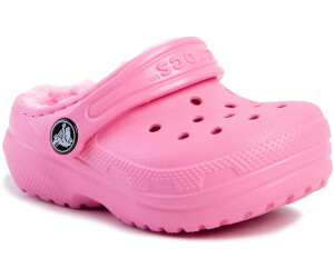 Buy Crocs Kids Fuzz Lined Clog Pink
