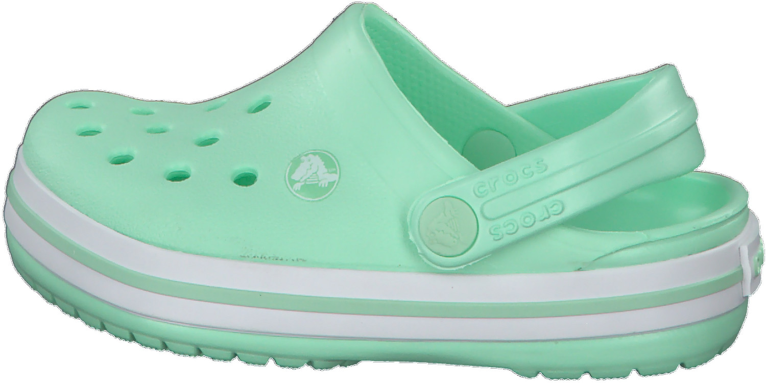 Mint green crocs kids clearance