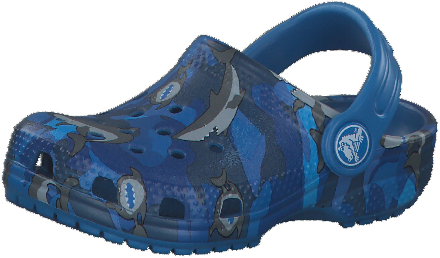 Buy Crocs Preschool Classic Shark Prep Blue from £18.96 (Today) – Best ...