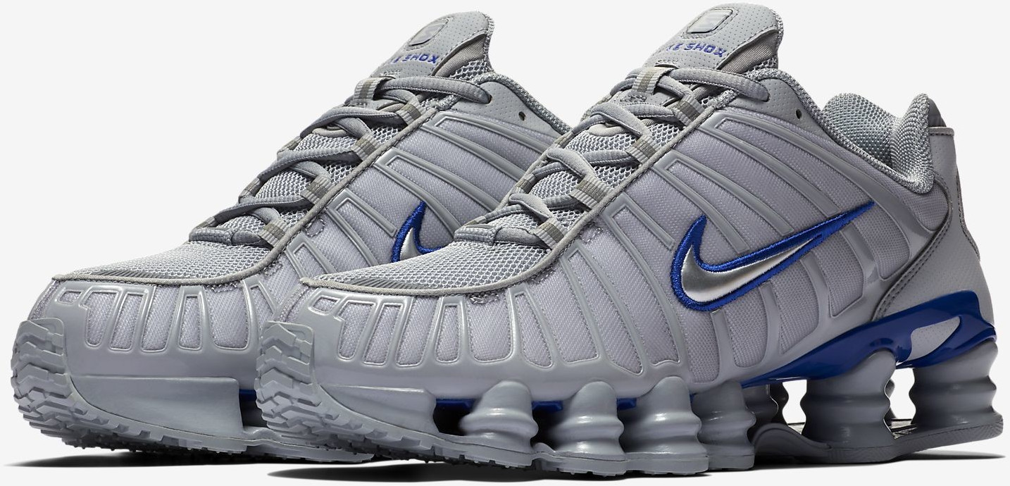 Nike Shox TL wolf Grey racer Blue metallic silver ab 169 99 Dezember 2024 Preise Preisvergleich bei idealo