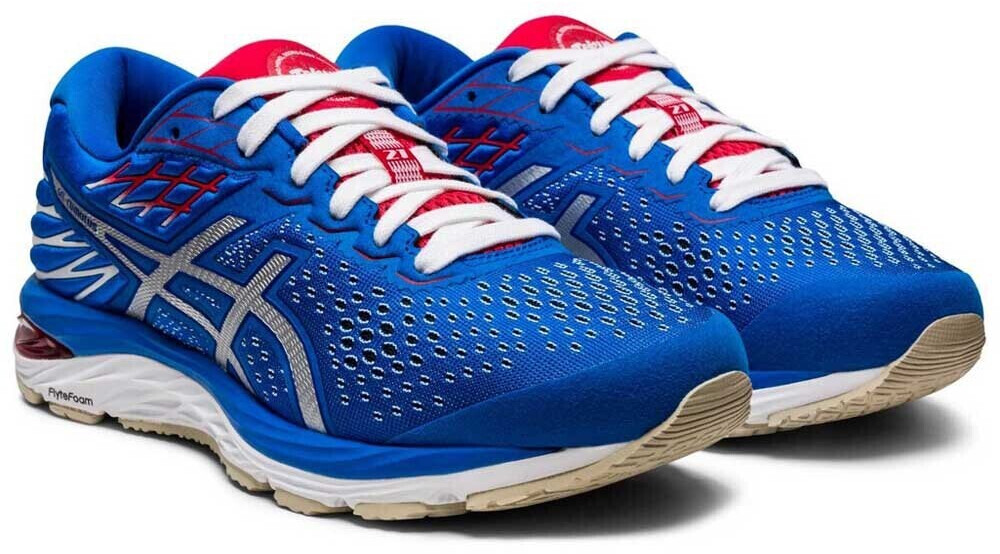 Asics weiß blau rot store