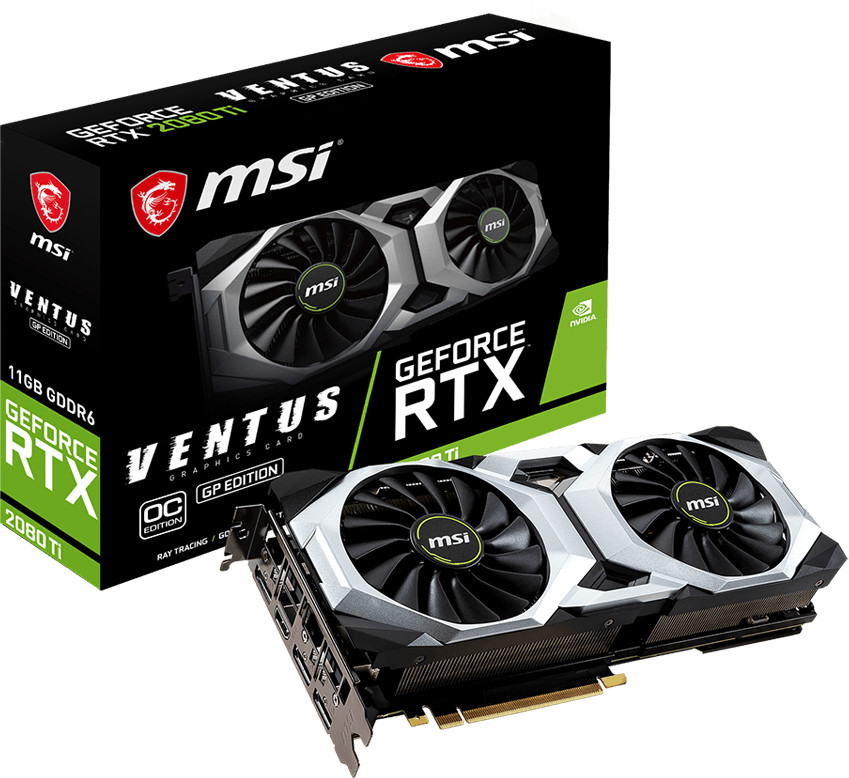 MSI GeForce RTX 2080 Ti Ventus GP OC 11Go GDDR6