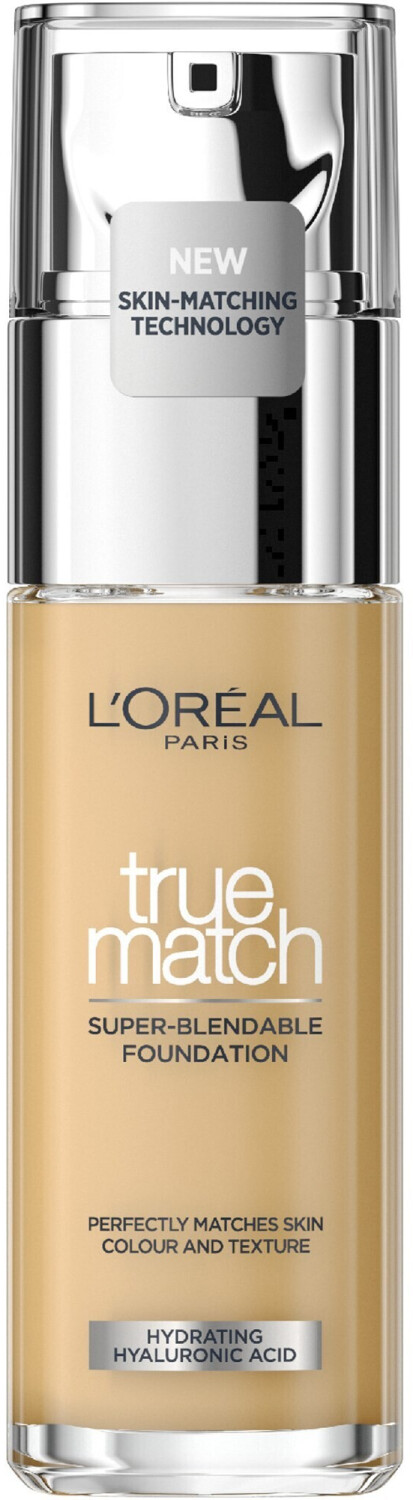 Photos - Foundation & Concealer LOreal L'Oréal True Match Liquid Foundation  2W Golden Almond (30 ml)