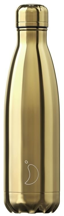 Chilly's Water Bottle (0.5L) Chrome Gold