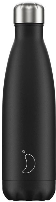 Chilly's Water Bottle (0.5L) Monochrome Black