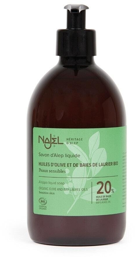Najel Liquid Aleppo soap 20% (500ml)