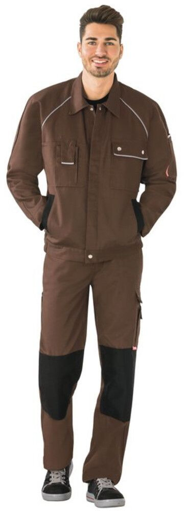 Planam Canvas 320 Bundjacke brown/black
