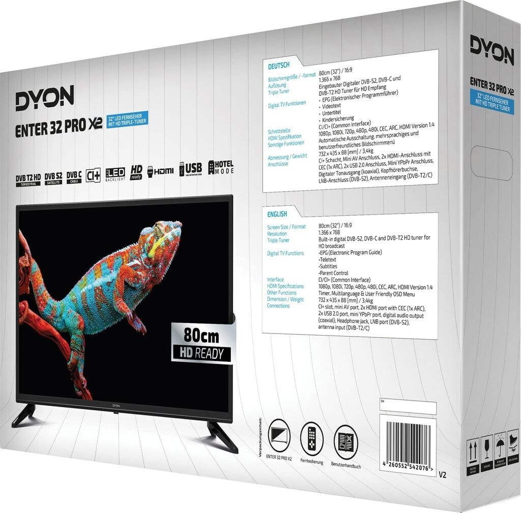 Dyon Enter 32 Pro Mit Internet Verbinden Dyon Enter 32 Pro-X2 ab 210,25 € | Preisvergleich bei idealo.de