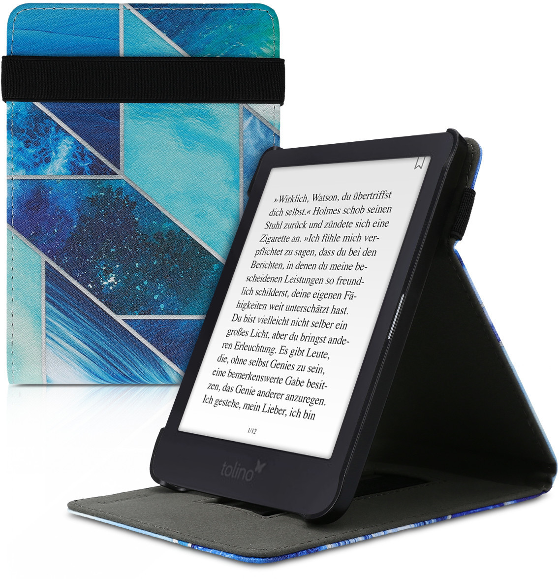 kwmobile Case Tolino Shine 3 blue (47831.14)