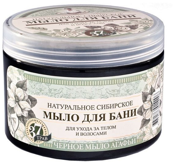 Babuschka Agafia Babushka AGAFIA Eurobiolab Siberian Natural Black Soap (500ml)