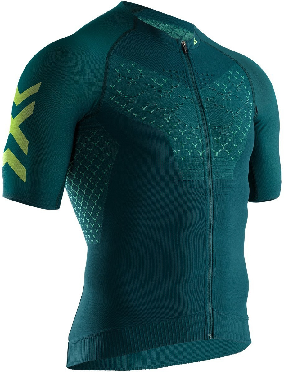 X-Bionic TWYCE 4.0 Bike Zip Shirt Men (Pine Green/Amazonas Green)