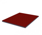 Fallschutzmatten Fallschutzplatte Gummimatten Fallschutzmatte  Fallschutzplatten rot 25mm rot | 25mm