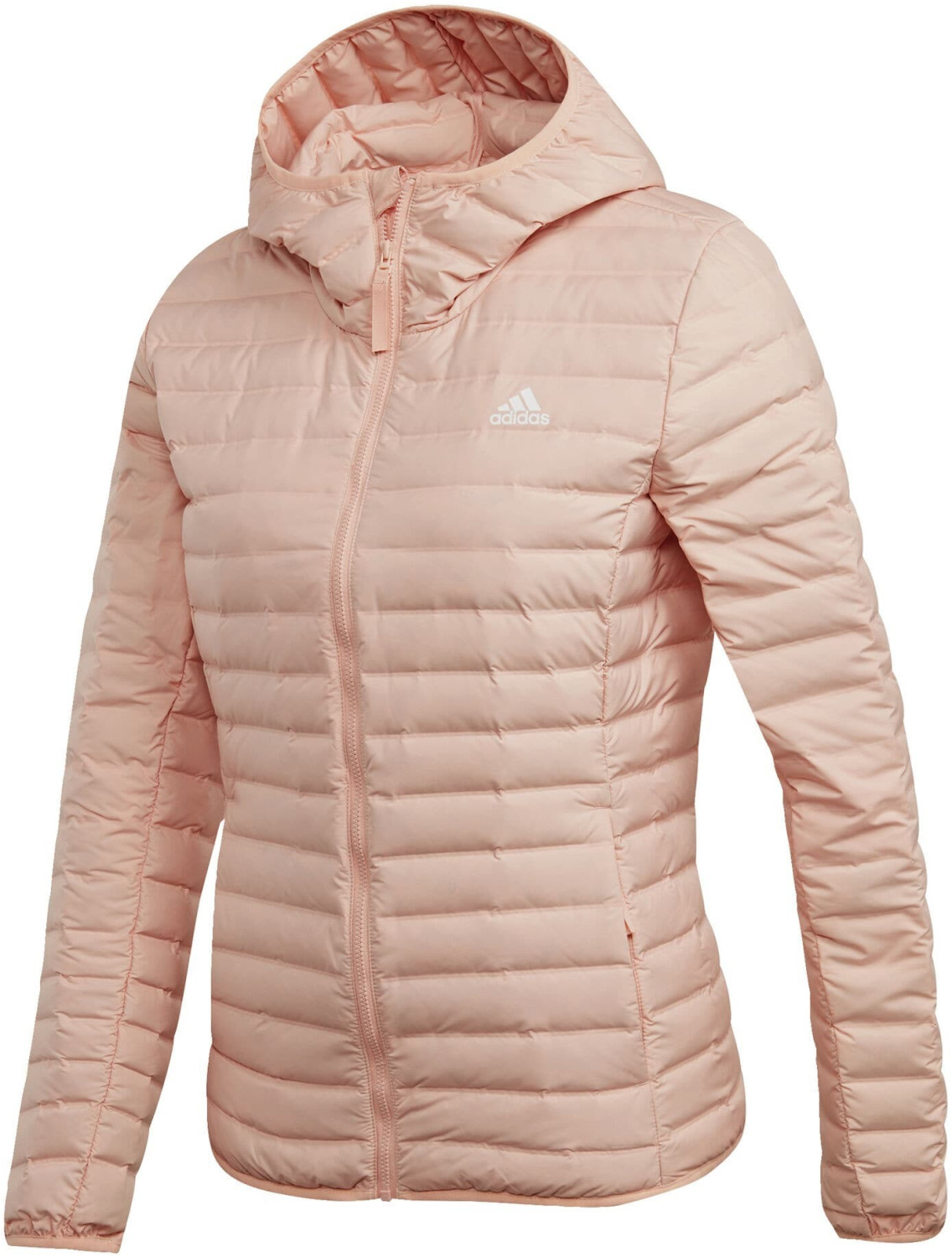 Adidas Women Lifestyle Varilite Soft Hooded Jacket glow pink (DZ1496)