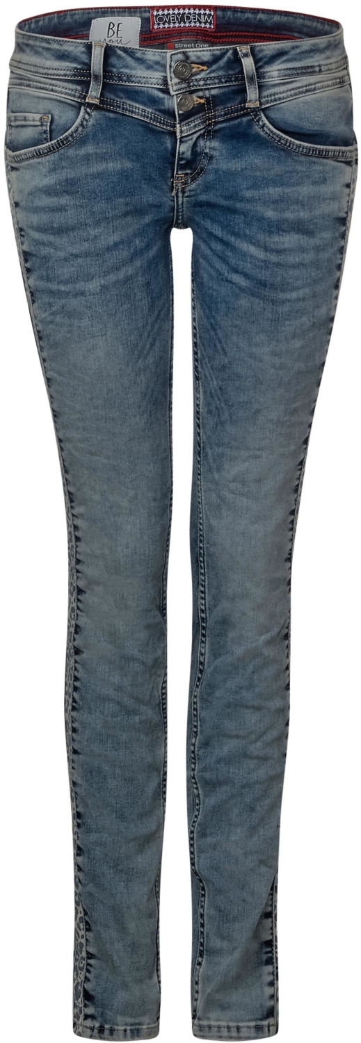 Street One Crissi Casual Fit Jeans (A372643) blue random bleached