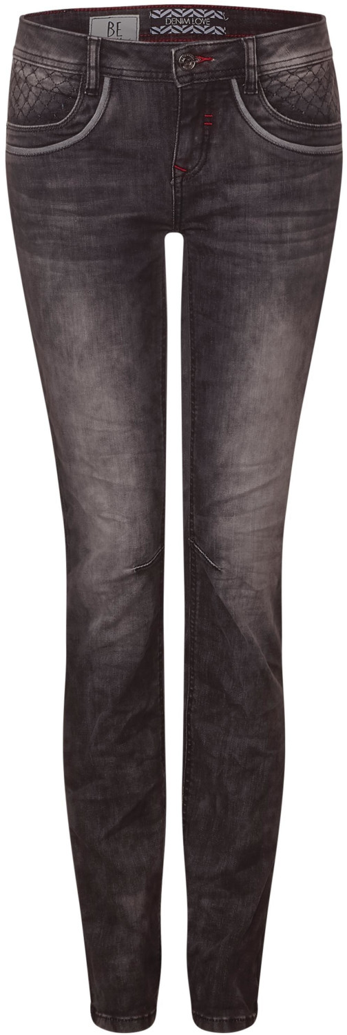 Street One Jane Casual Fit Jeans black random bleach