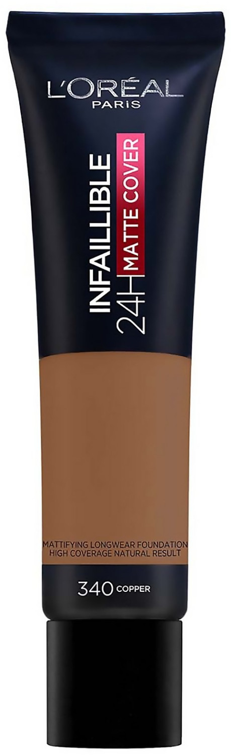 L'Oréal Infaillible 24hr Matte Cover Foundation 35ml 340 Copper