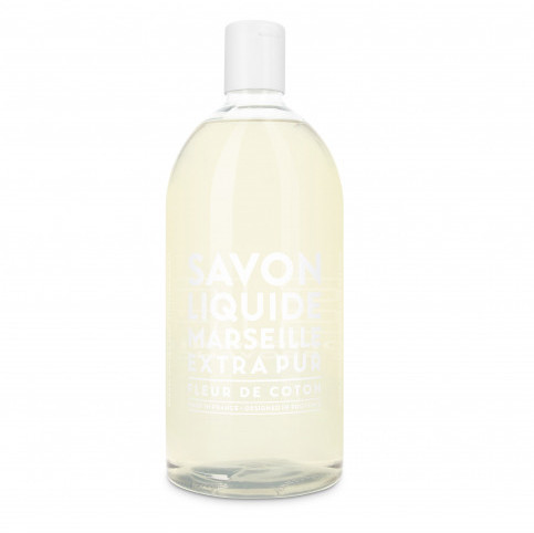 La Compagnie de Provence Liquid Marseille Soap Cotton Flower Refill (1000ml)