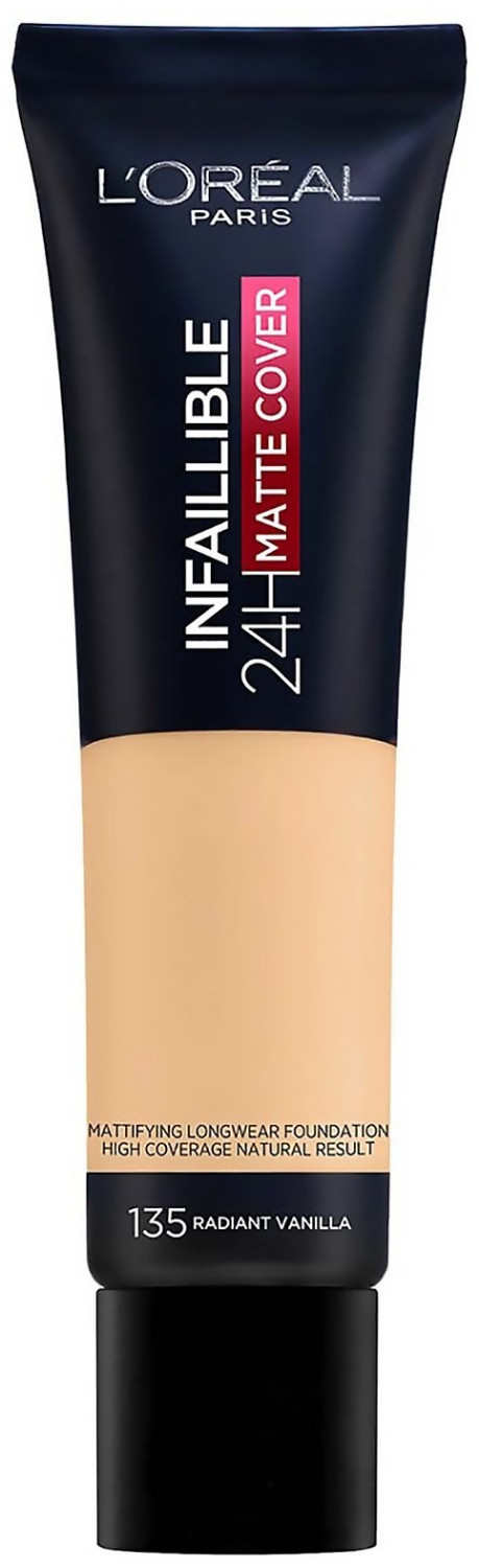 L'Oréal Infaillible 24hr Matte Cover Foundation 35ml 135 Radiant Vanilla