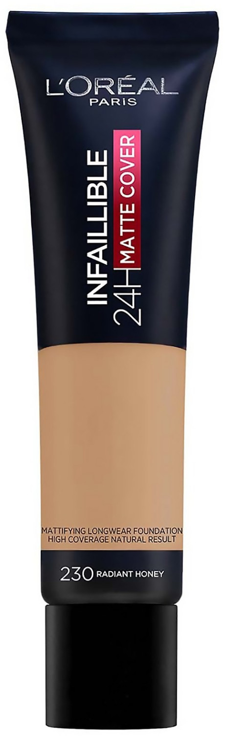 L'Oréal Infaillible 24hr Matte Cover Foundation 35ml 230 Radiant Honey