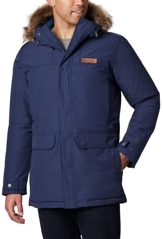 Columbia Marquam Peak Trench collegiate navy