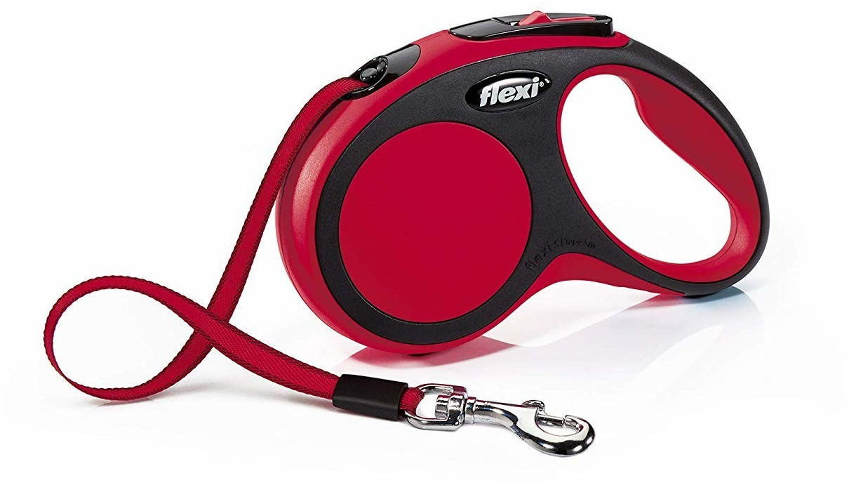 Flexi New Comfort S Tape 5 m red/black