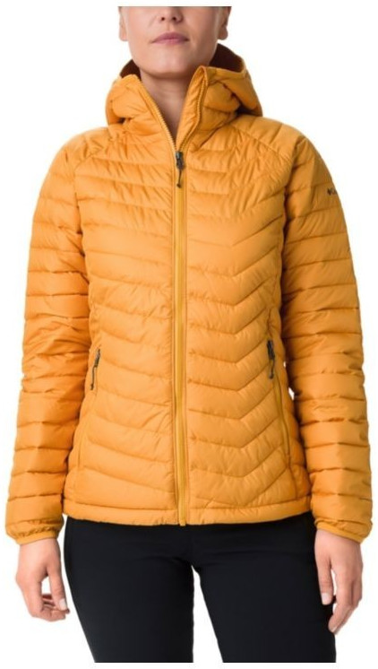 Columbia Powder Lite Hoodie Jacket Woman raw honey