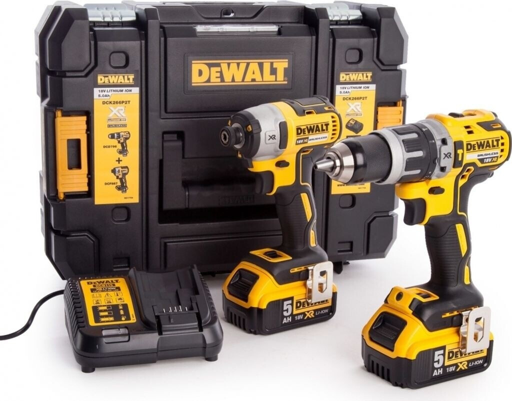 DeWalt DCK266P2T (DCD796 + DCF887 + 2x5,0Ah 18V)