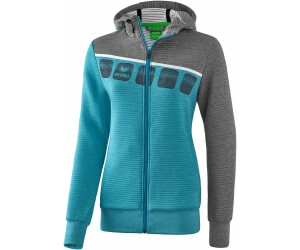 Erima 5 C Trainingsjacke Damen (103191) oriental blue Erima 5 C Trainingsjacke Damen (103191) weißlove rosepeach