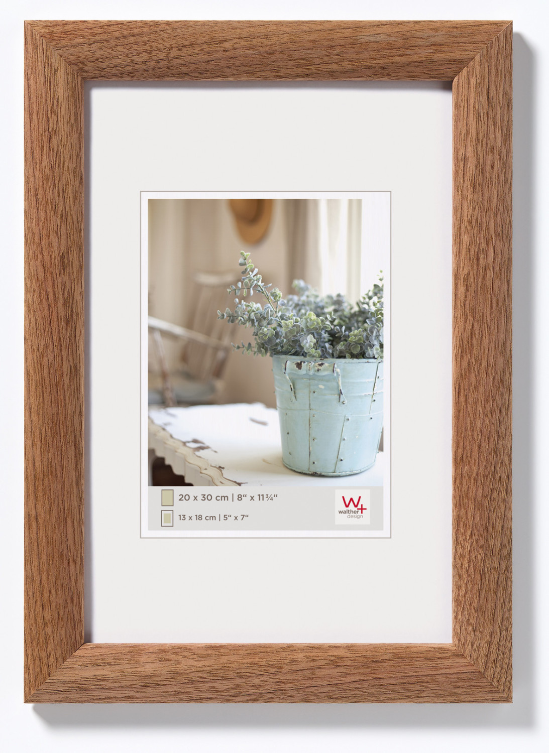 walther design Wooden Frame Interieur 15x20 walnut