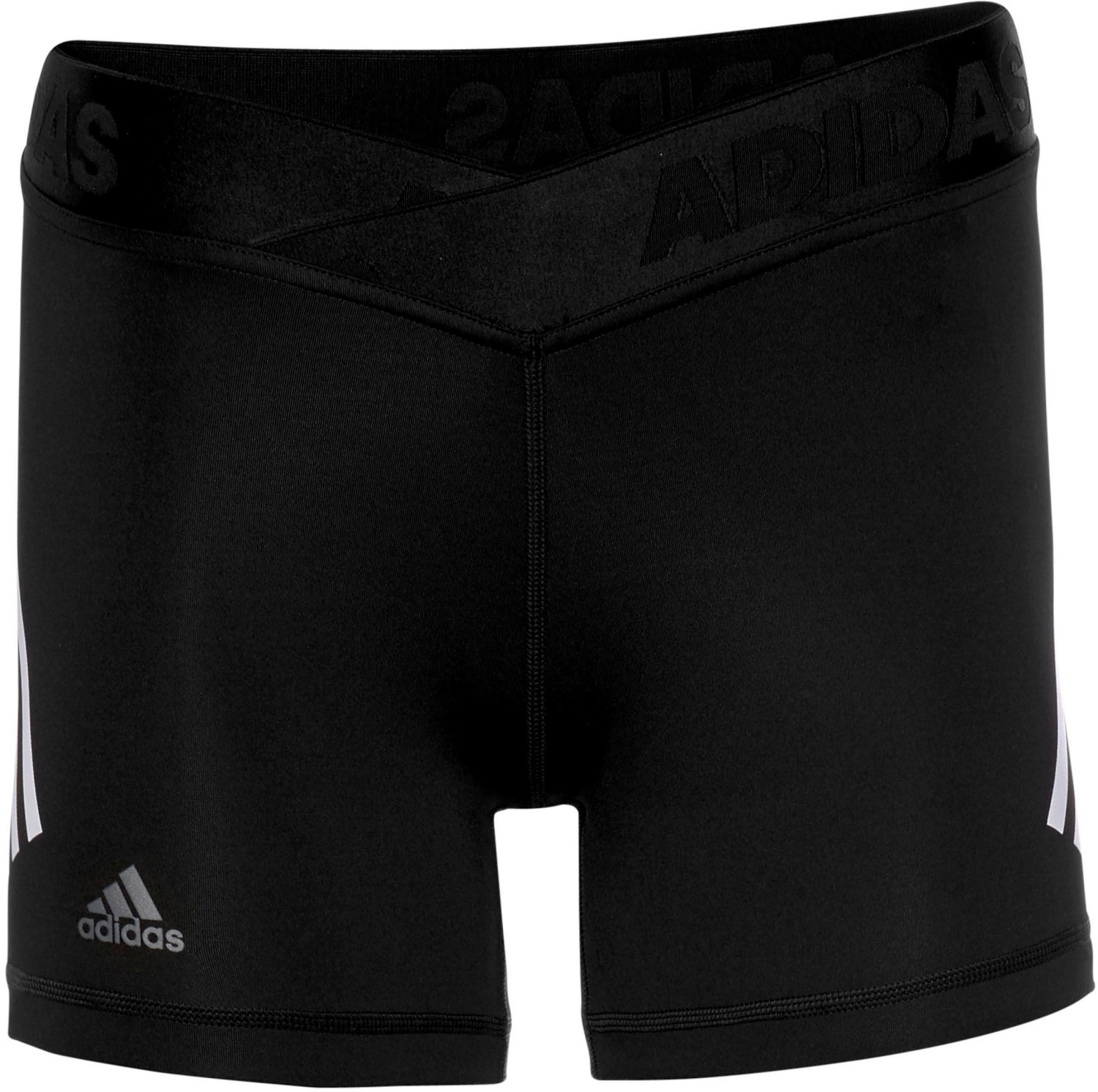 Adidas Women Trail Running Alphaskin Sport 3-Stripes Short Tights black (DQ3553)