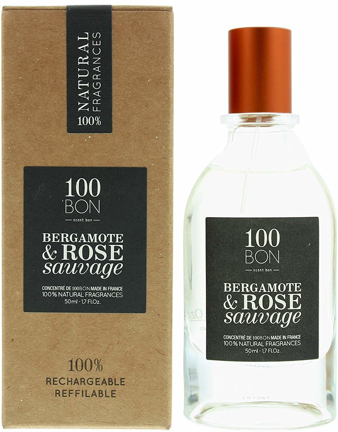 100BON Bergamote & Rose Sauvage Concentre Eau De Parfum 50ml