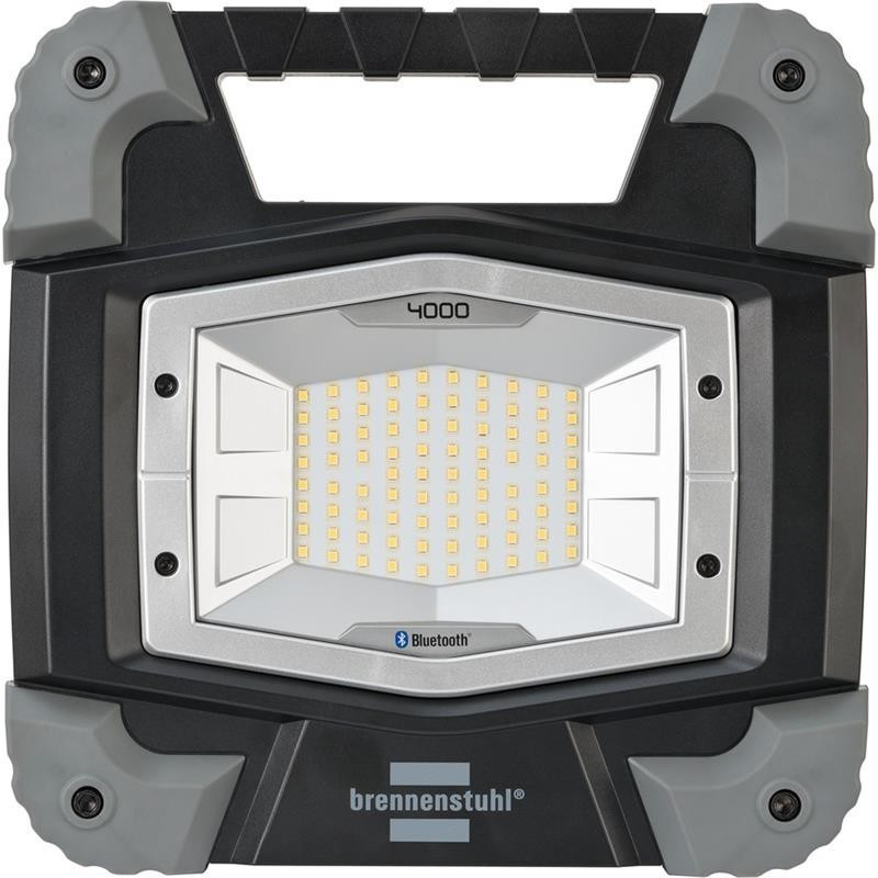 Faretto LED Brennenstuhl Toran 30W Bluetooth – Controllo Da App, 3000lm, IP55, Cavo 5m, Per Esterni E Cantieri