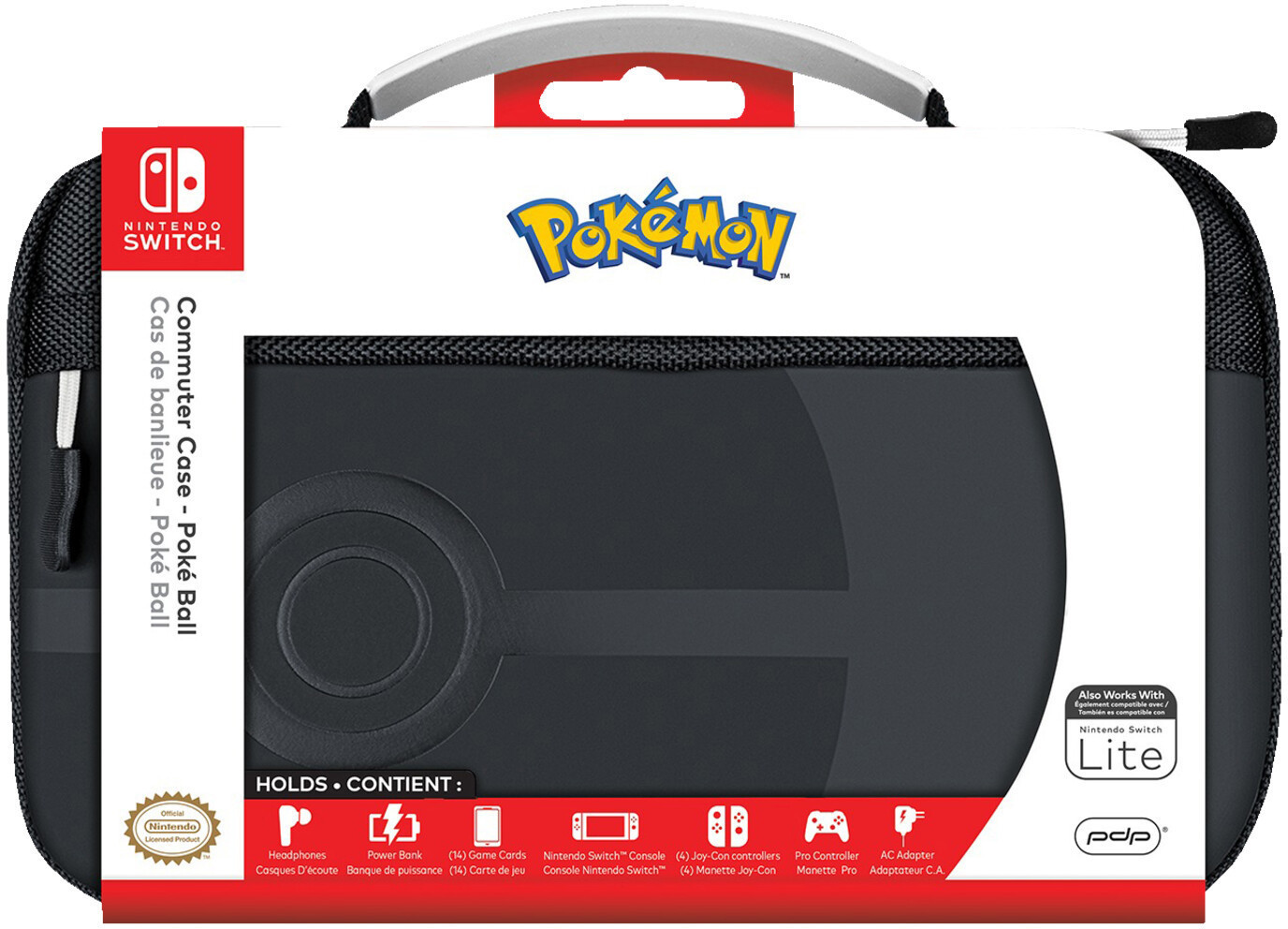 Pokeball nintendo discount switch case